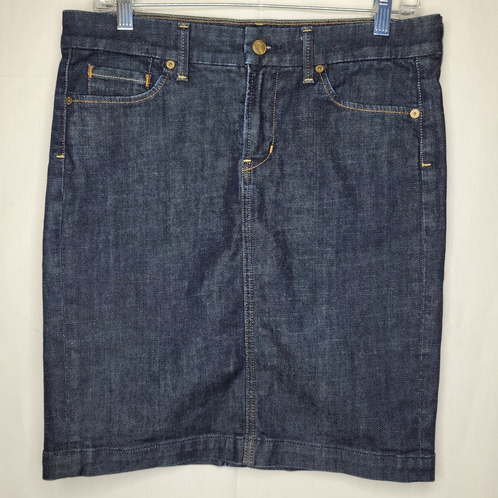 Citizens of Humanity ~ Novak 358 Pencil Skirt ~ Dark Wash Stretch Denim